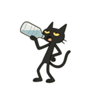けだるい黒猫★けっだるニャン4（個別スタンプ：2）