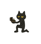 けだるい黒猫★けっだるニャン4（個別スタンプ：3）