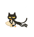けだるい黒猫★けっだるニャン4（個別スタンプ：6）
