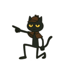 けだるい黒猫★けっだるニャン4（個別スタンプ：8）