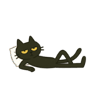 けだるい黒猫★けっだるニャン4（個別スタンプ：12）