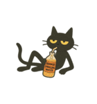 けだるい黒猫★けっだるニャン4（個別スタンプ：14）