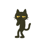けだるい黒猫★けっだるニャン4（個別スタンプ：17）
