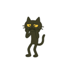 けだるい黒猫★けっだるニャン4（個別スタンプ：22）