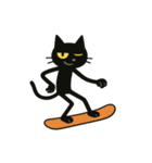けだるい黒猫★けっだるニャン4（個別スタンプ：34）