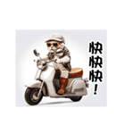 動く！リアル猫の日常（繁体字）（個別スタンプ：17）