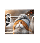 動く！リアル猫の日常（繁体字）（個別スタンプ：24）