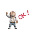 踊る！ダンス猫（繁体字）（個別スタンプ：4）