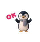 動く！ペンギンの日常（繁体字）（個別スタンプ：6）