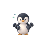 動く！ペンギンの日常（繁体字）（個別スタンプ：13）