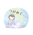 ねこと大人かわいいバレリーナ（個別スタンプ：37）