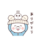 再販：動く♪くまぽこの年末年始（巳年）（個別スタンプ：9）