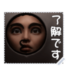顔 メッセージ スタンプ 40（個別スタンプ：20）
