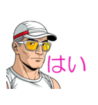 アメコミな男性【年中使える】面白シュール（個別スタンプ：2）