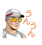 アメコミな男性【年中使える】面白シュール（個別スタンプ：3）