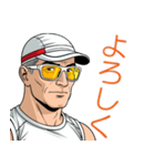 アメコミな男性【年中使える】面白シュール（個別スタンプ：10）
