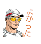 アメコミな男性【年中使える】面白シュール（個別スタンプ：14）