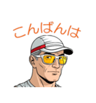 アメコミな男性【年中使える】面白シュール（個別スタンプ：19）