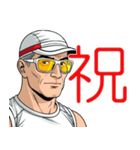 アメコミな男性【年中使える】面白シュール（個別スタンプ：31）