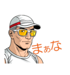 アメコミな男性【年中使える】面白シュール（個別スタンプ：36）
