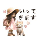初夏♡ネコ好き女の子（個別スタンプ：13）