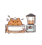 お風呂猫 隠れてる,（個別スタンプ：26）