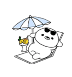 ほわんわんの夏休み（個別スタンプ：9）
