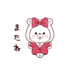 再販：動く♪リボン＆アクマちゃん冬コーデ（個別スタンプ：3）