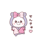 再販：動く♪リボン＆アクマちゃん冬コーデ（個別スタンプ：6）