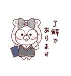 再販：動く♪リボン＆アクマちゃん冬コーデ（個別スタンプ：7）