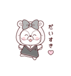 再販：動く♪リボン＆アクマちゃん冬コーデ（個別スタンプ：10）