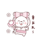 再販：動く♪リボン＆アクマちゃん冬コーデ（個別スタンプ：23）