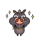 いたずらなイノシシ（個別スタンプ：10）
