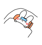 体調不良のうさぎ（個別スタンプ：5）