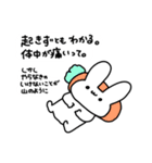 体調不良のうさぎ（個別スタンプ：25）