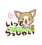 『チワワ 犬スタンプ』敬語（個別スタンプ：11）