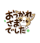 『チワワ 犬スタンプ』敬語（個別スタンプ：19）