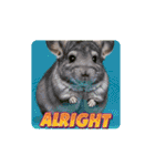 OK！series chinchilla dog（個別スタンプ：3）