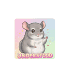 OK！series chinchilla dog（個別スタンプ：8）