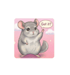 OK！series chinchilla dog（個別スタンプ：13）