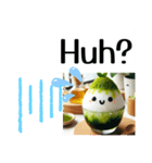 大きな文字のスタンプ☆かき氷 英語版（個別スタンプ：5）