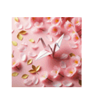 秋の花束と敬老の日スタンプ（個別スタンプ：6）