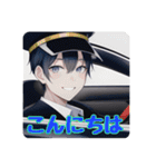 イケメン警備員のあいさつスタンプ（個別スタンプ：9）