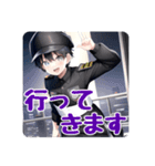 イケメン警備員のあいさつスタンプ（個別スタンプ：12）