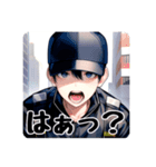 イケメン警備員のあいさつスタンプ（個別スタンプ：20）