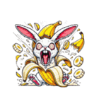 うさぎ癖MAX❗️❸着ぐるみ破壊…………（個別スタンプ：31）