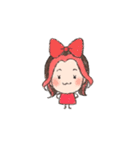 揺れるまりのマイハート（個別スタンプ：1）