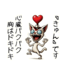 頭割れぬこ❤︎………（個別スタンプ：24）