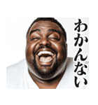明るくギャル黒人（個別スタンプ：17）