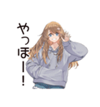 インドア派女子の休日ダラダラ（個別スタンプ：3）